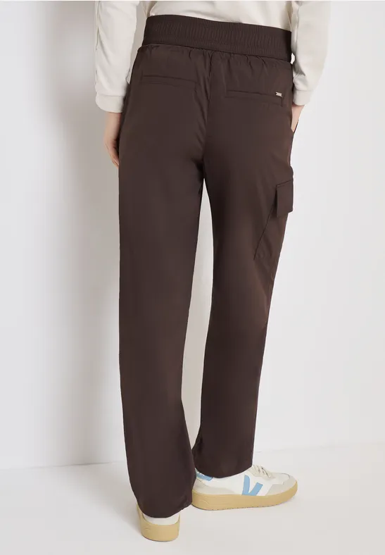 High-Waist Straight-Leg Utility-Hose