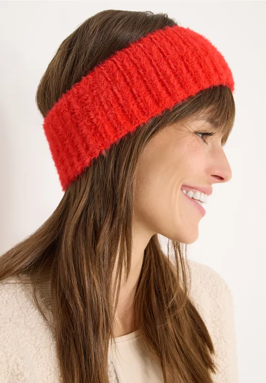 Weiches Strickstirnband mit Glitzerdetails