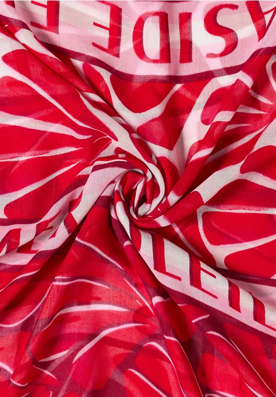 Loop-Schal mit grafischem Print
