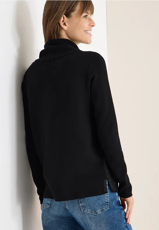 Strickpullover mit geometrischem Muster