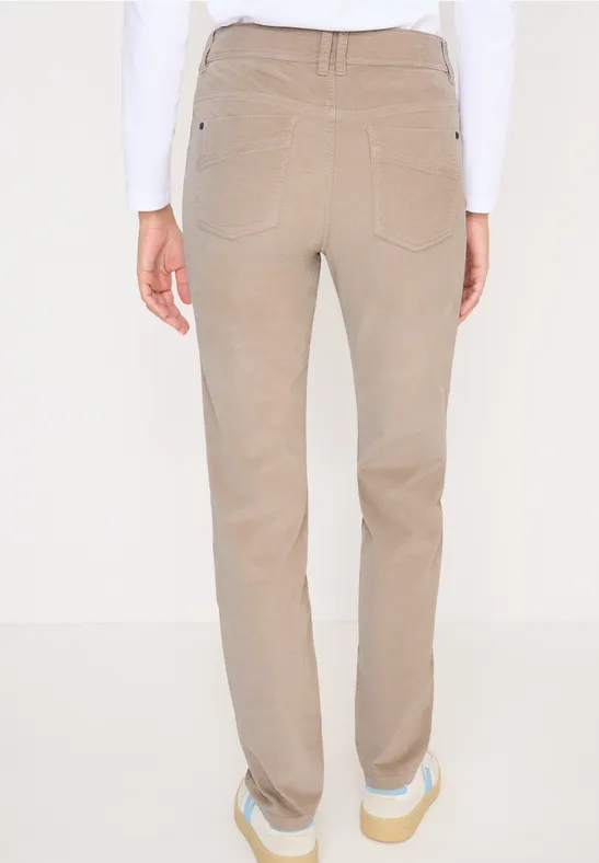 Schmal geschnittene Cordhose