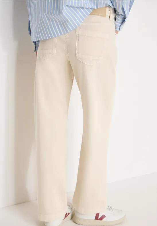 Wide-Leg Jeans mit hoher Taille