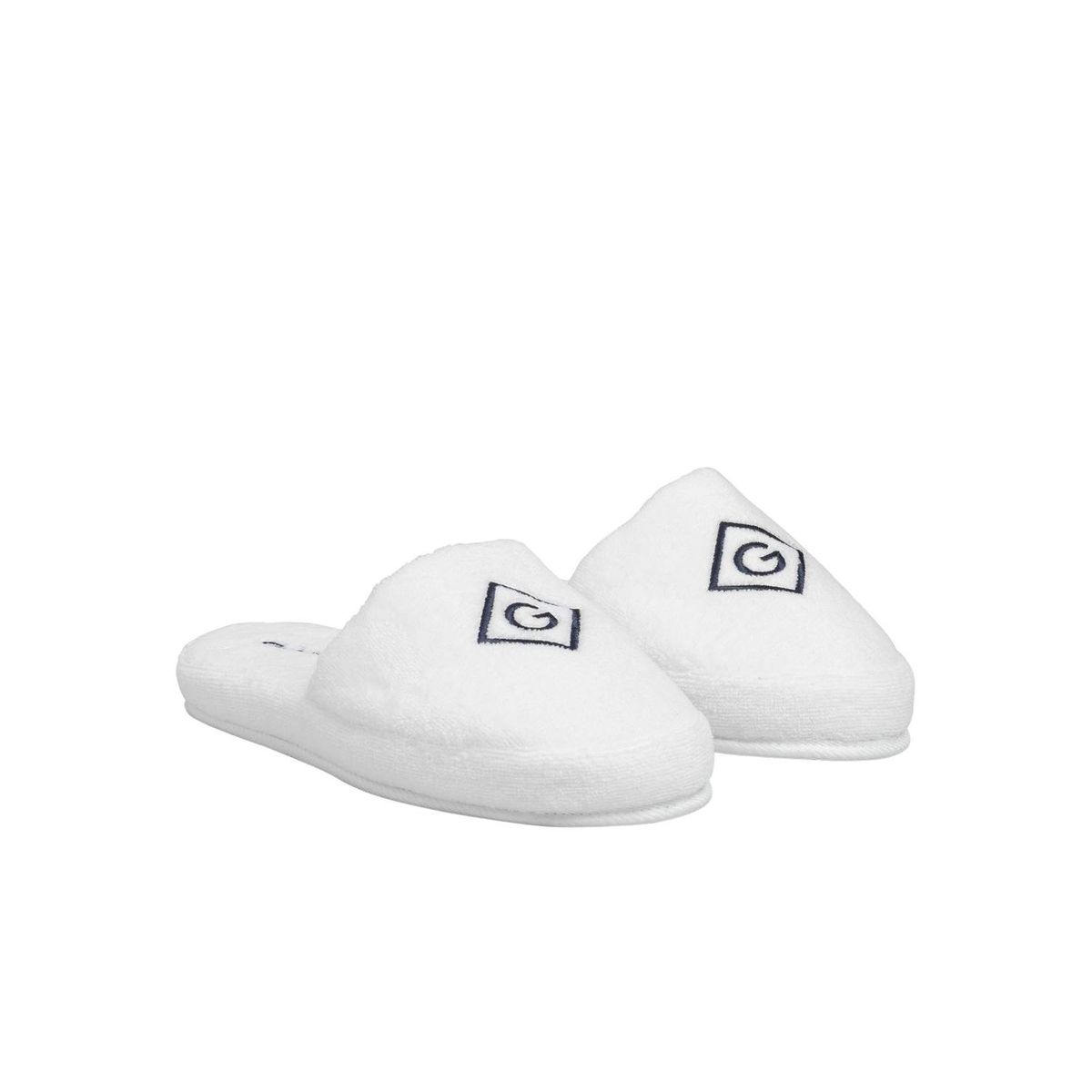 Weiche Frottee-Baumwoll-Slipper mit Logo