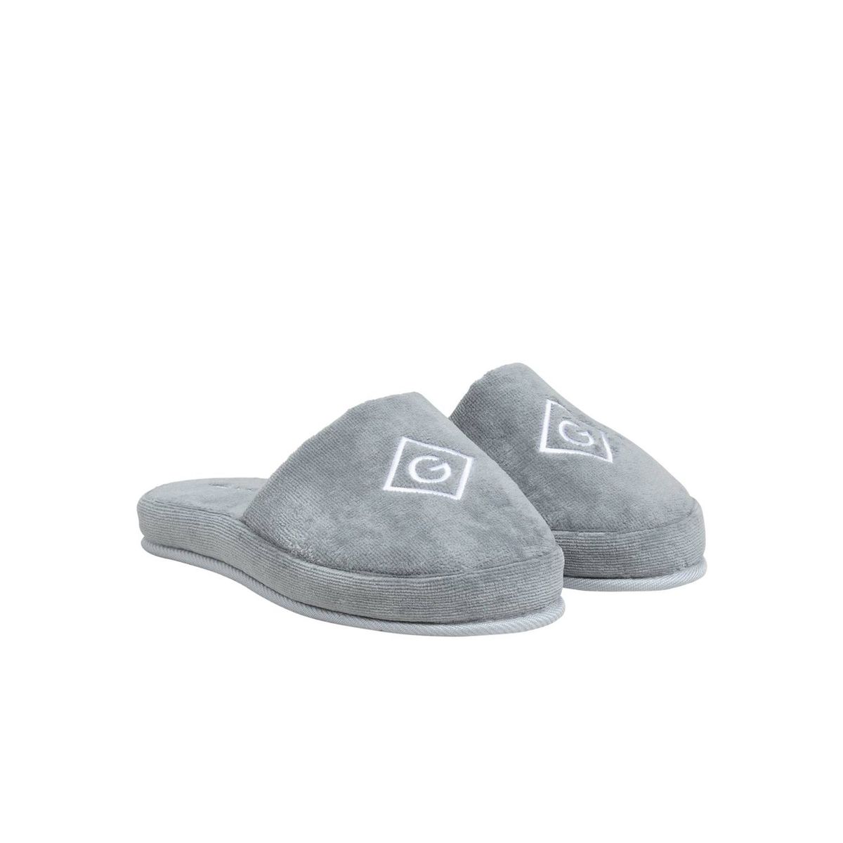 Weiche Frottee-Baumwoll-Slipper mit Logo