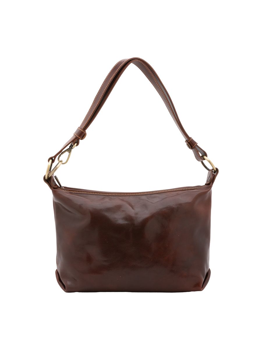 Zeitlose Leder-Hobo-Schultertasche