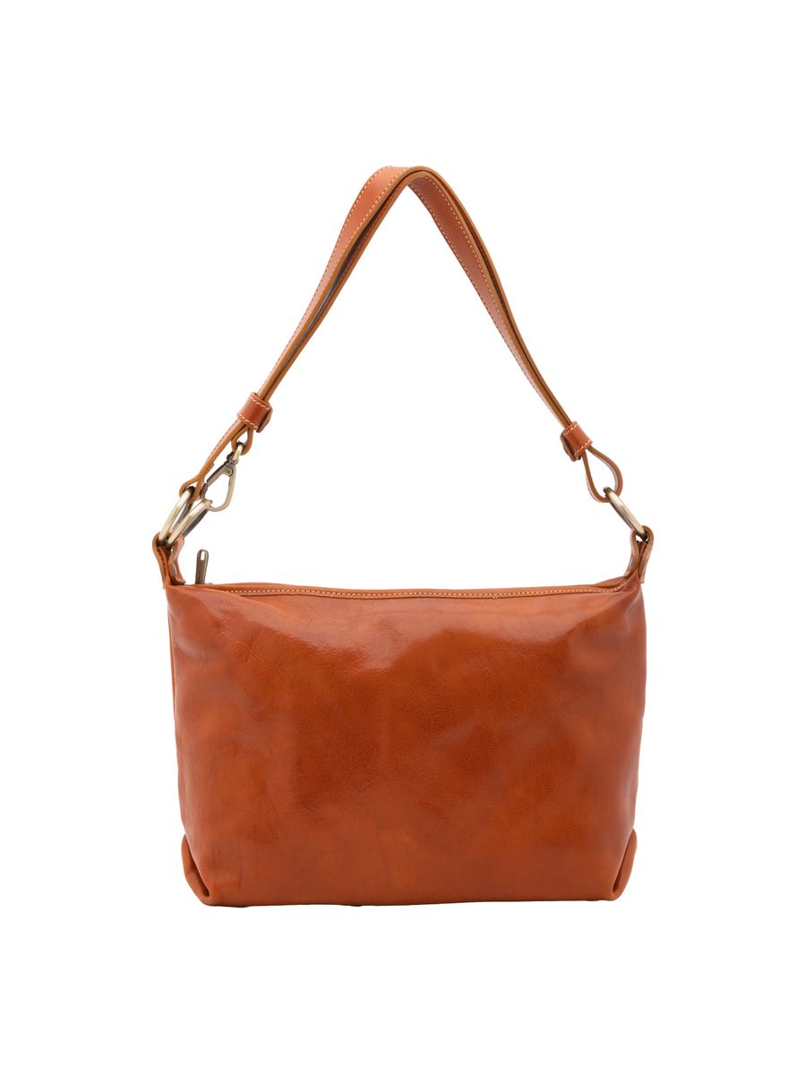 Zeitlose Leder-Hobo-Schultertasche