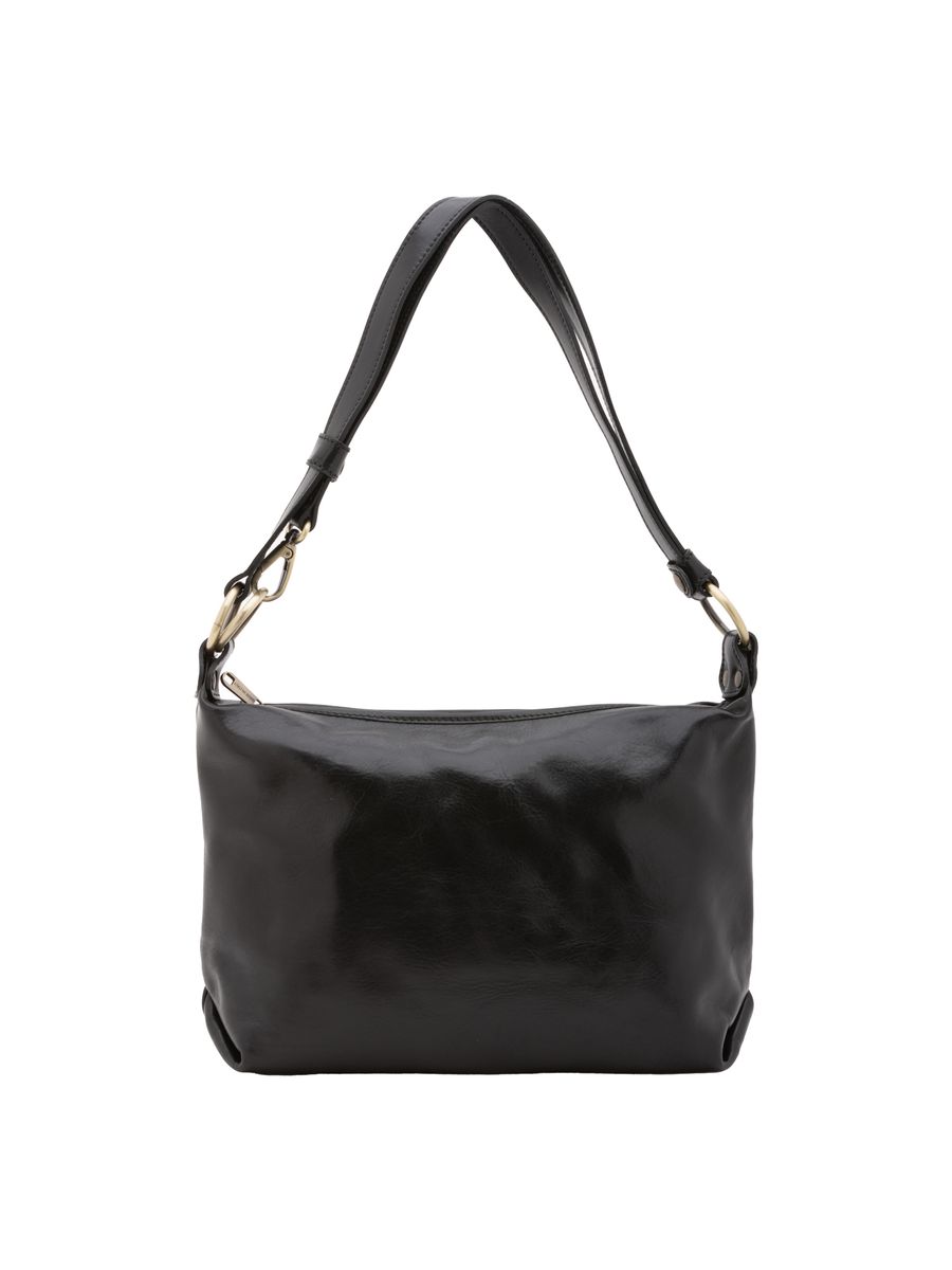 Zeitlose Leder-Hobo-Schultertasche