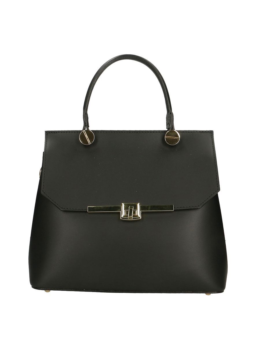 Elegante Strukturierte Lederhenkeltasche