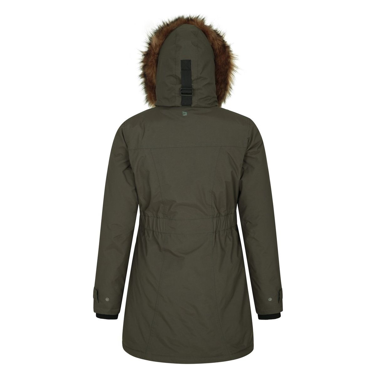 Aurora Daunenparka mit Kunstpelzbesatz
