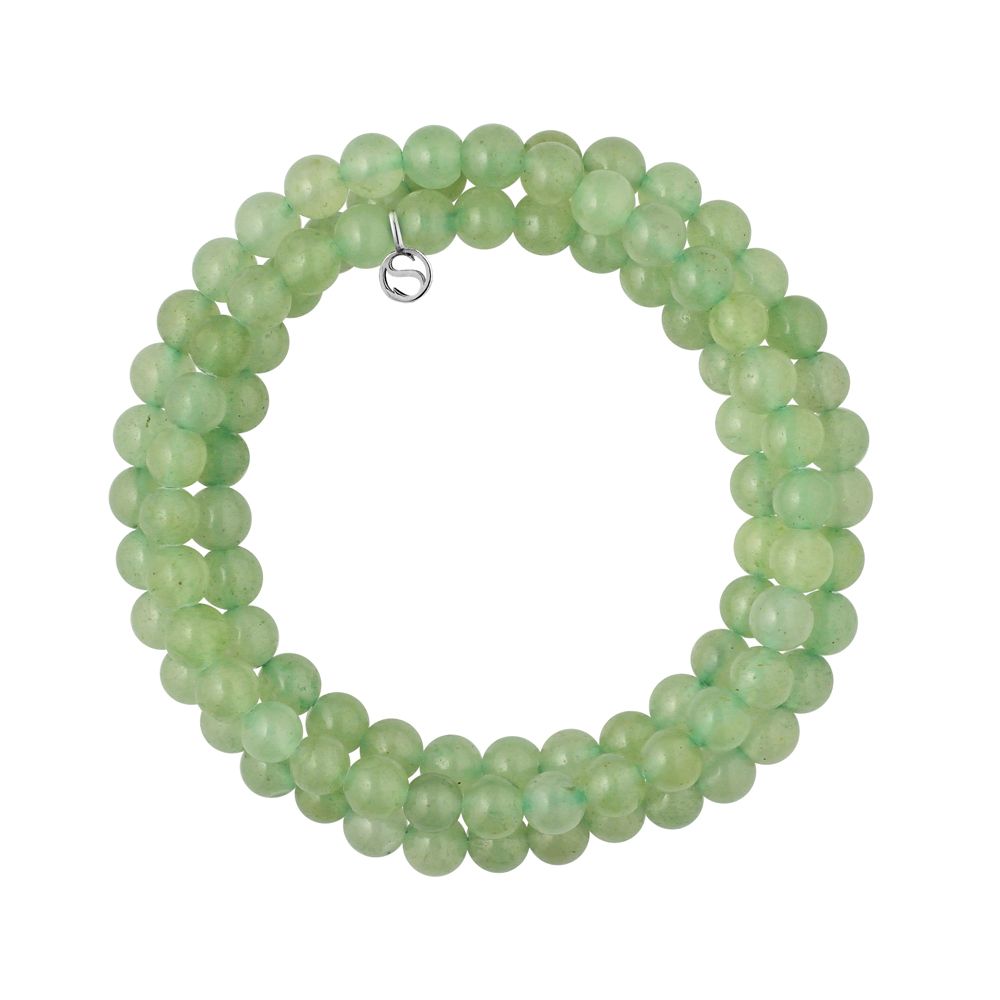 Dreireihiges Aventurin Wickelarmband