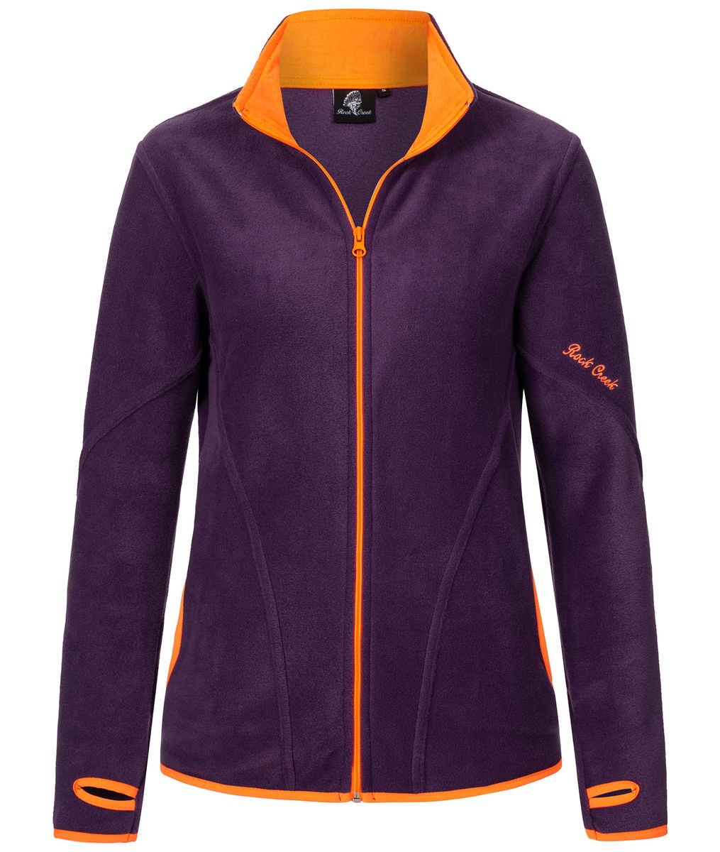 Funktionale Fleecejacke mit Stehkragen