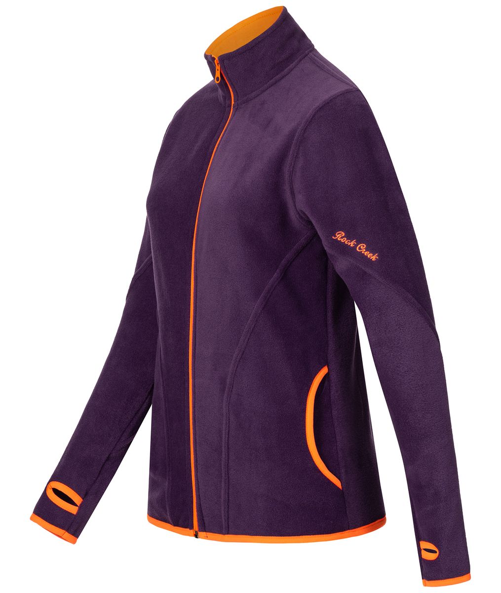 Funktionale Fleecejacke mit Stehkragen