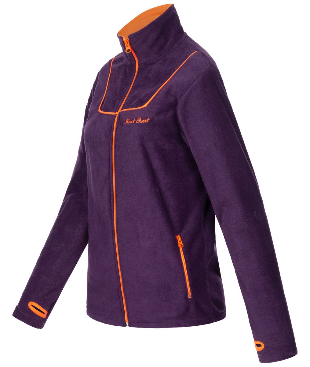 Funktionale Fleecejacke mit Stehkragen