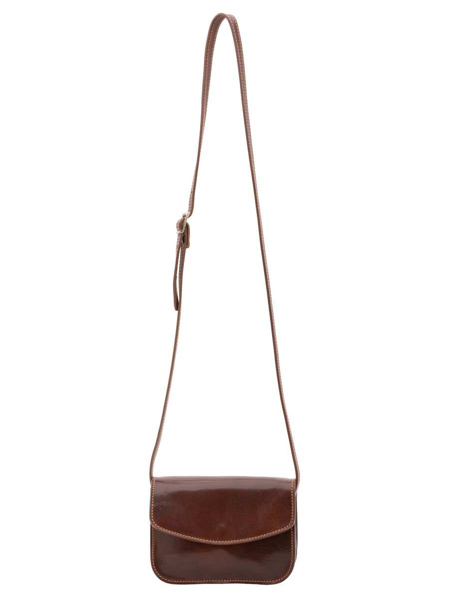 Minimalistische italienische Leder-Umhängetasche