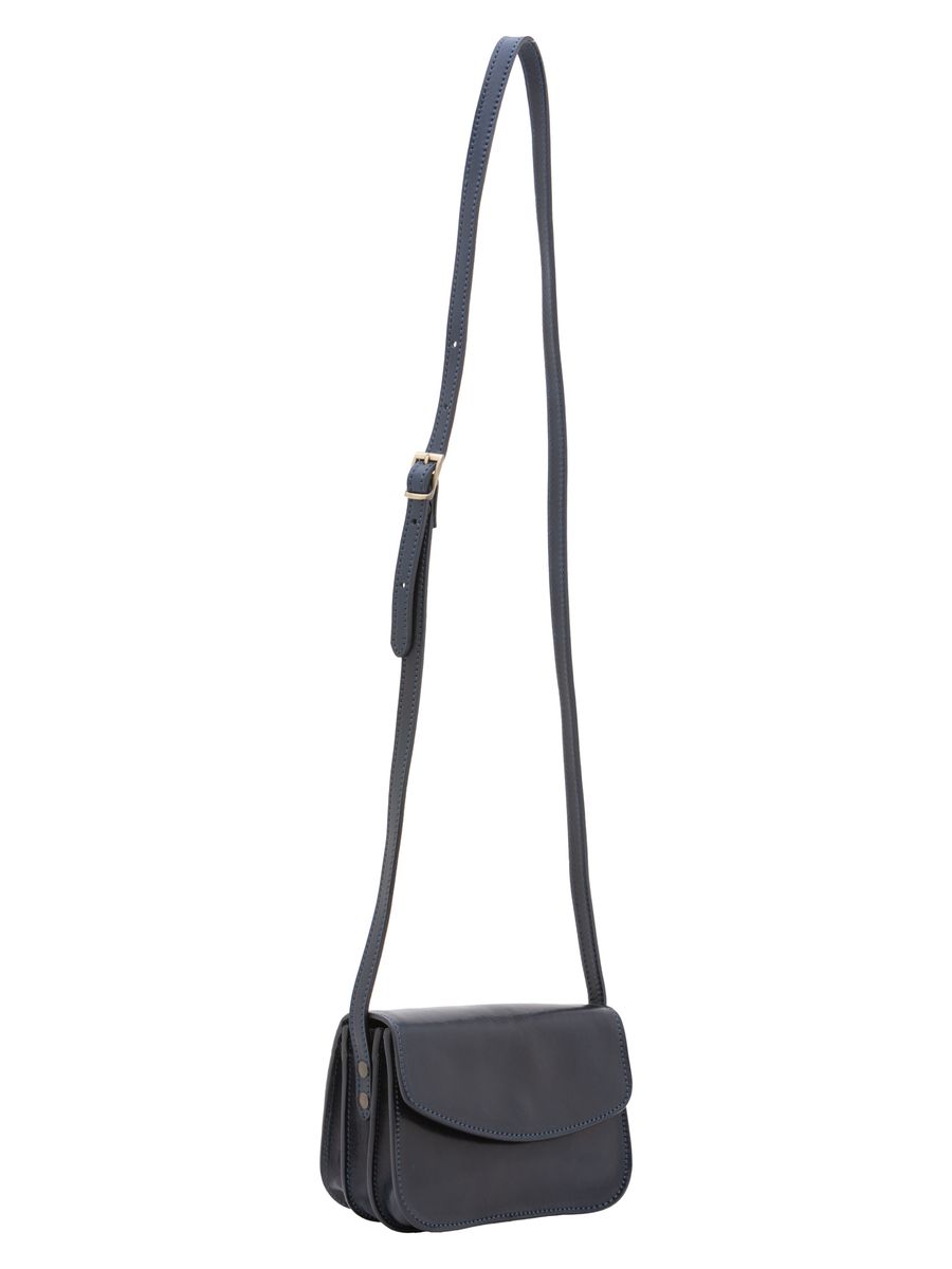 Minimalistische italienische Leder-Umhängetasche