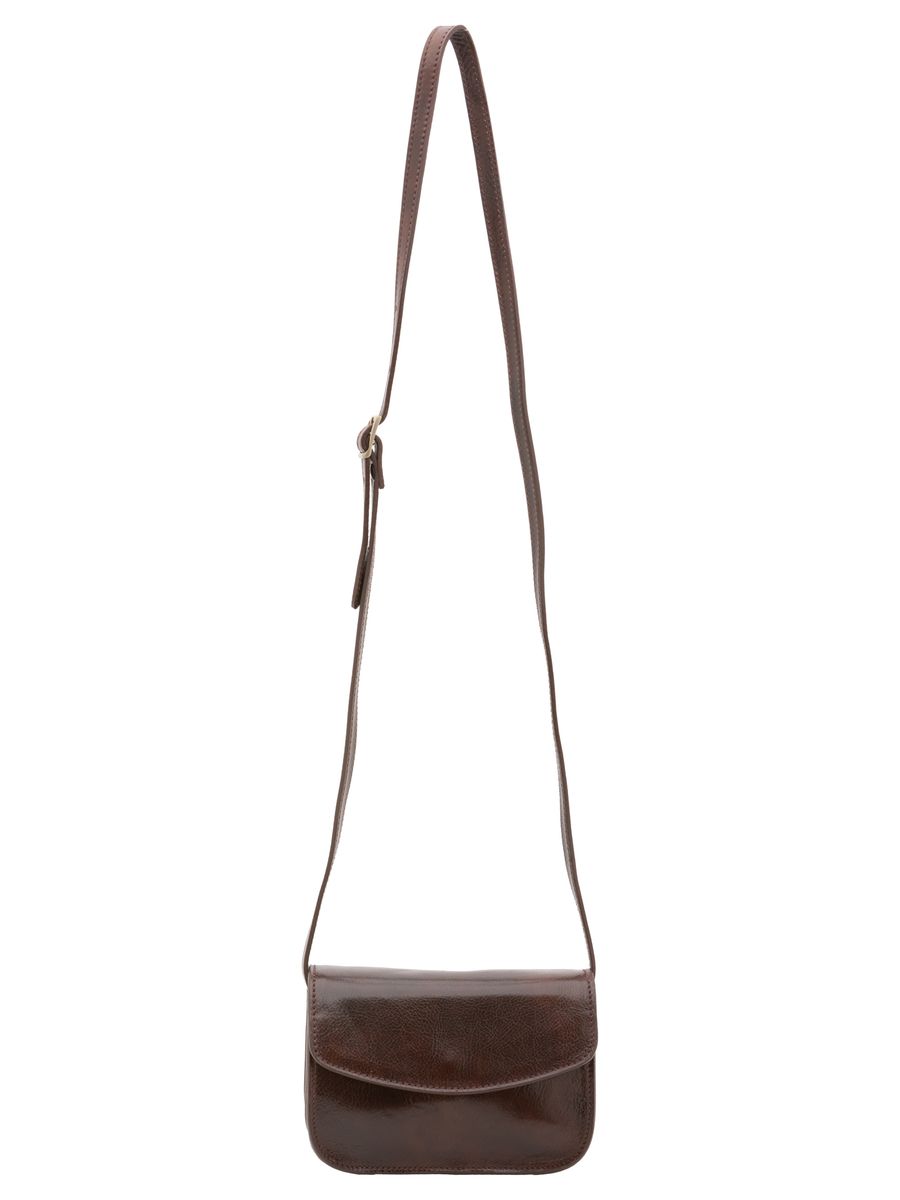 Minimalistische italienische Leder-Umhängetasche