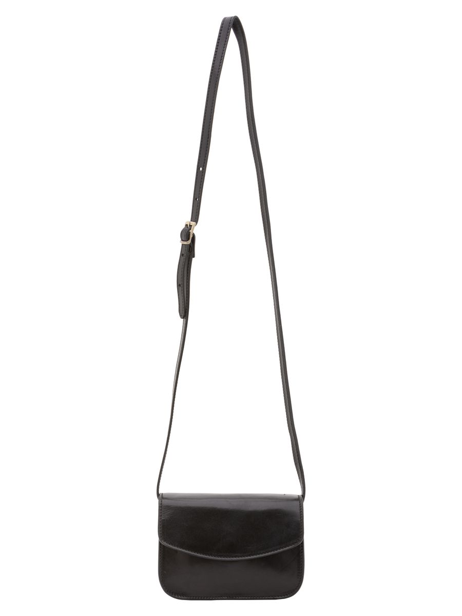 Minimalistische italienische Leder-Umhängetasche