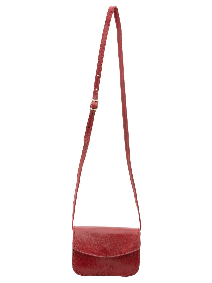 Minimalistische italienische Leder-Umhängetasche