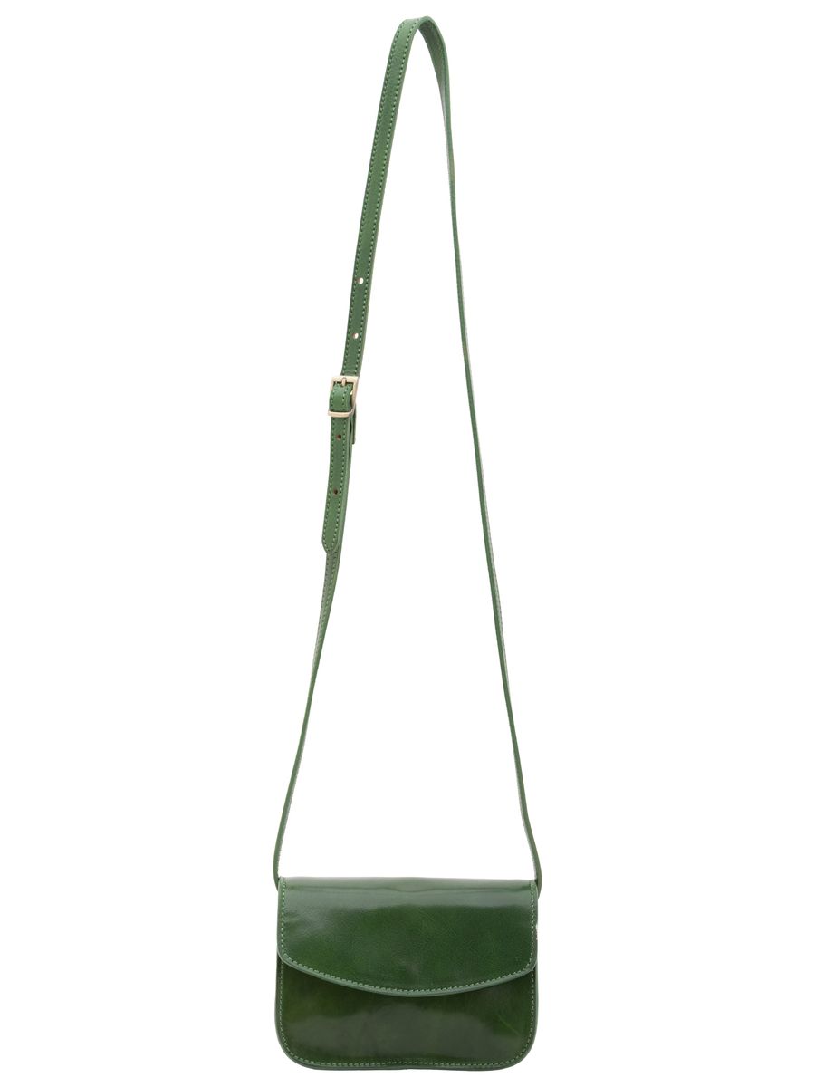 Minimalistische italienische Leder-Umhängetasche