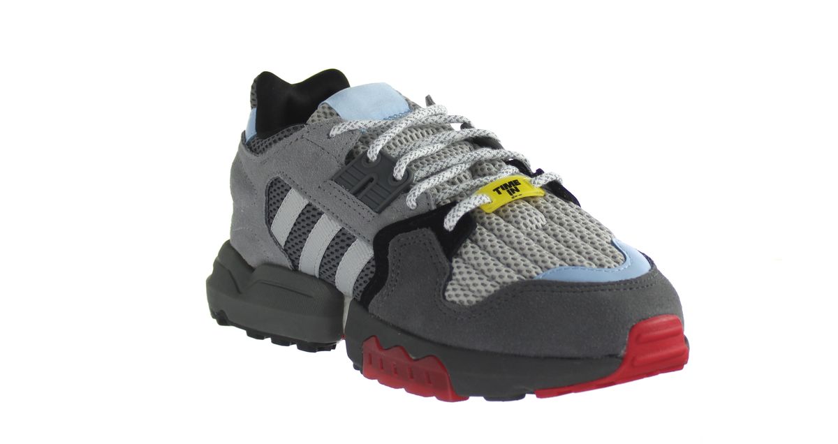 Chunky Mesh- und Wildledersneaker