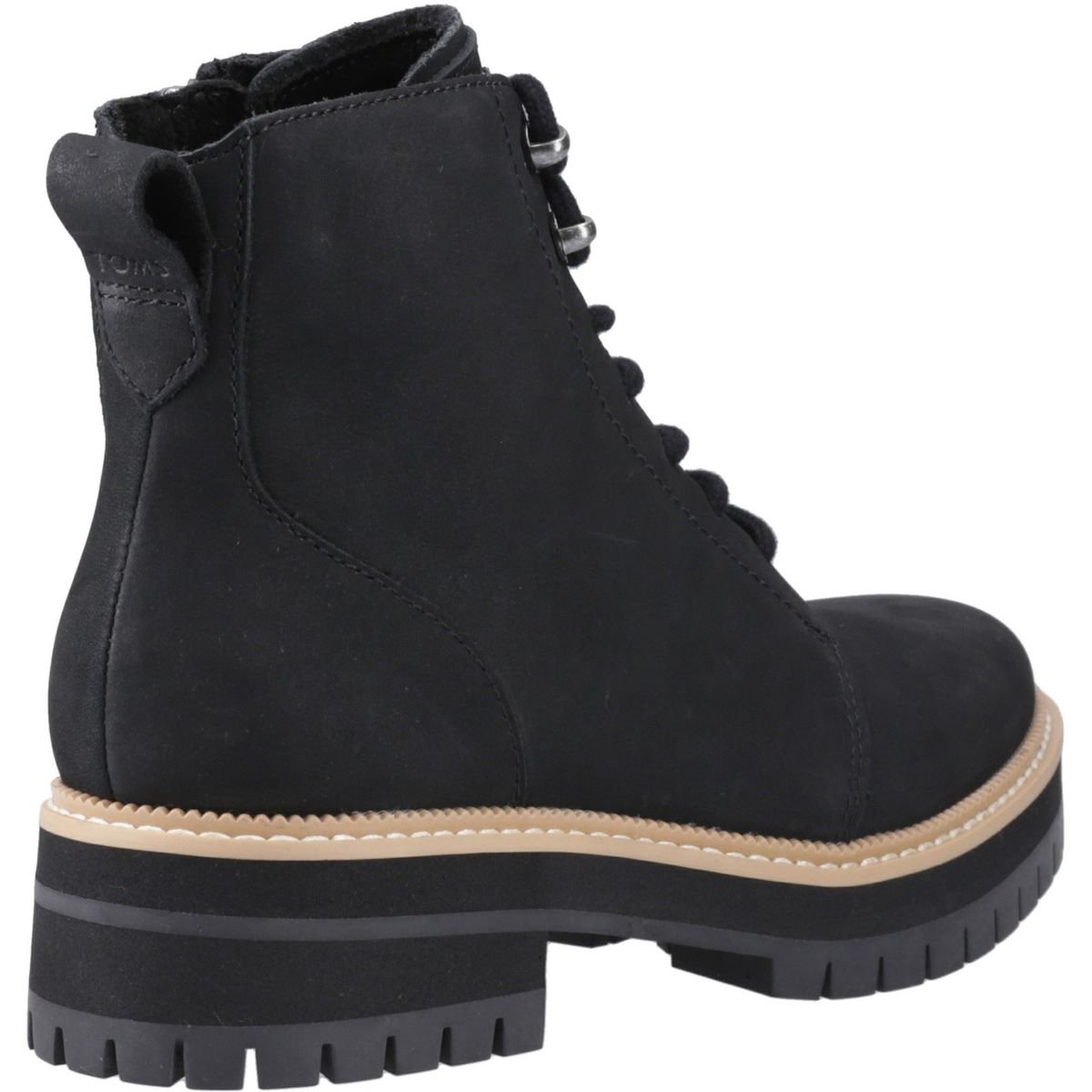 Wasserabweisende Leder-Schnürstiefel