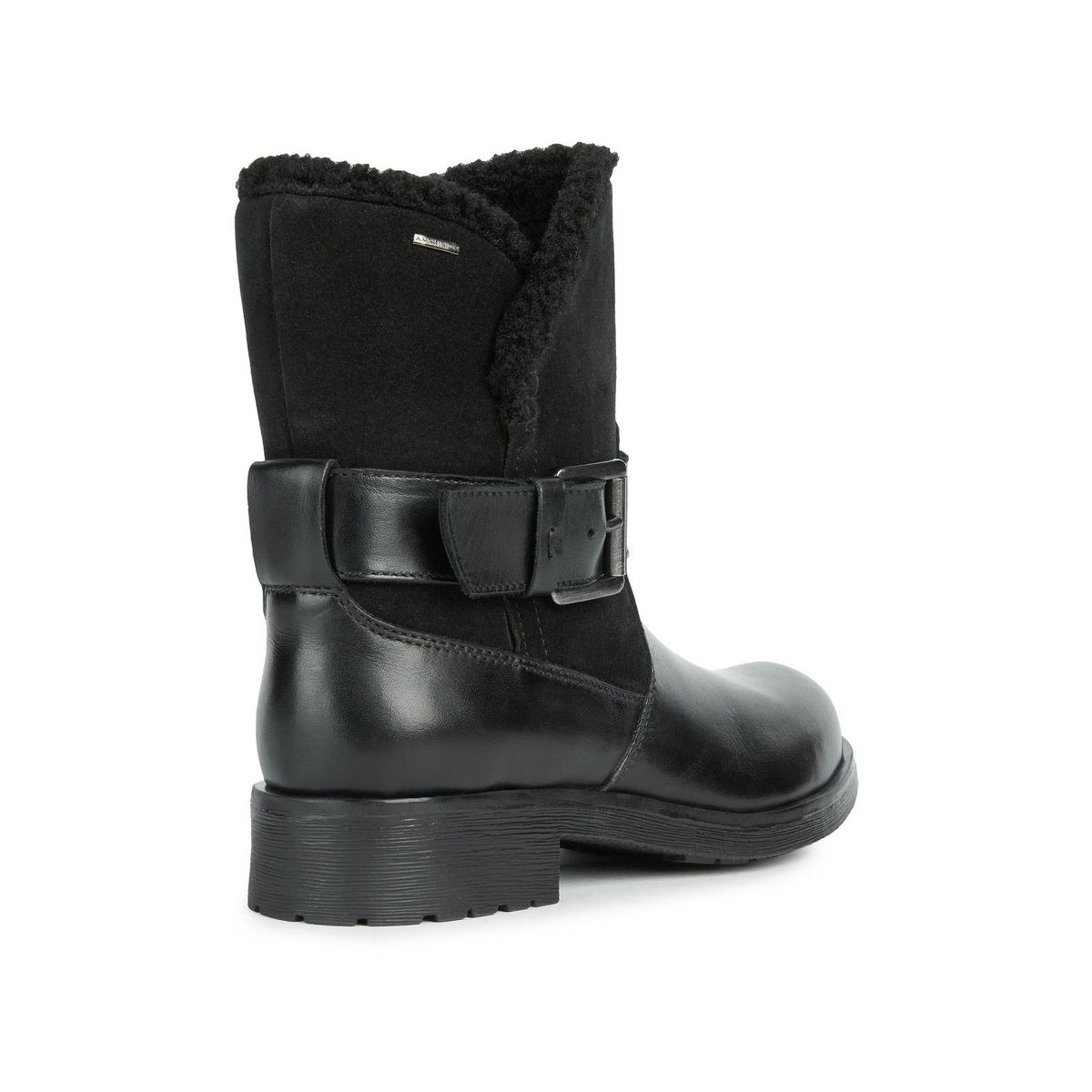 Wasserdichte Biker-Stiefel aus Leder