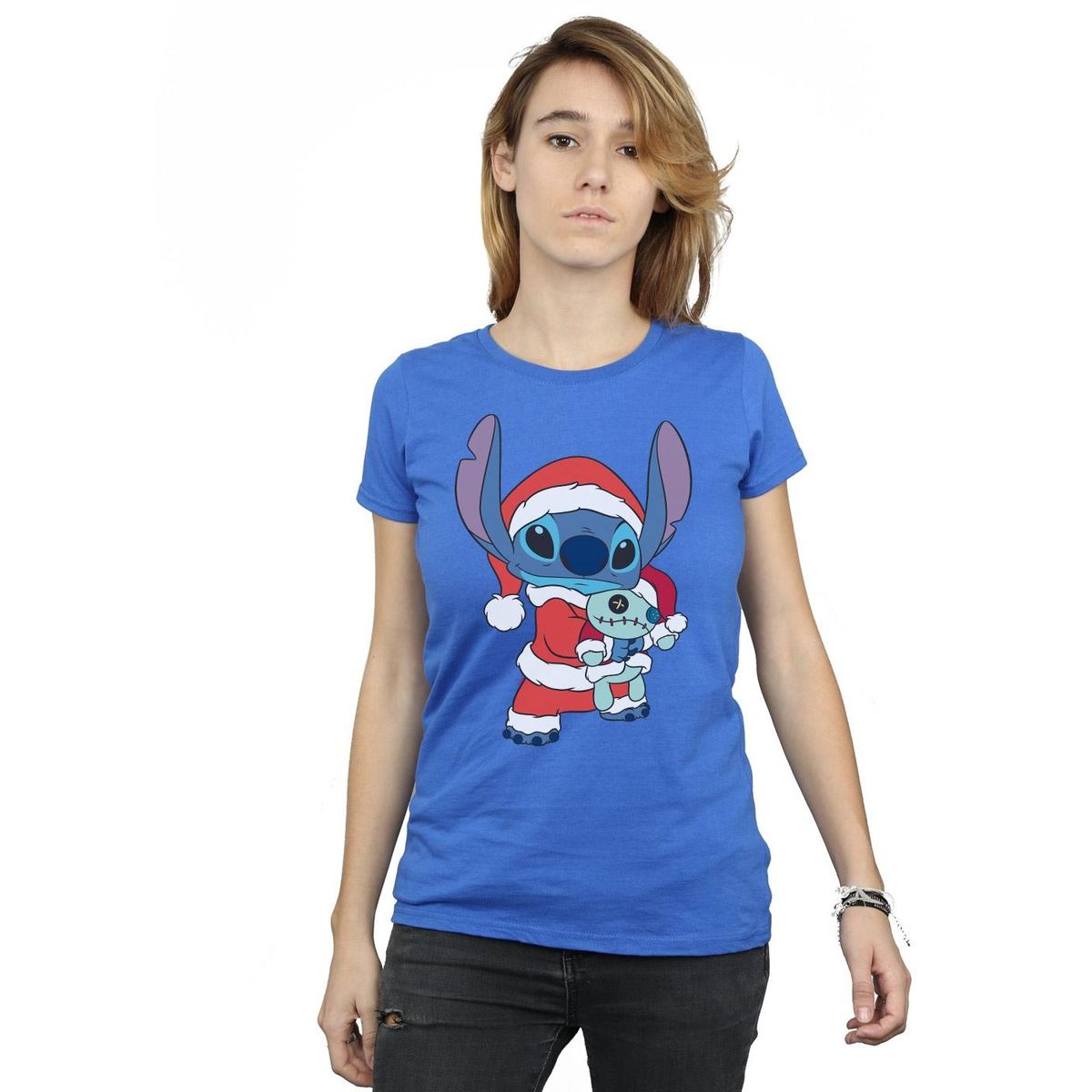 Festliches Stitch Grafik-T-Shirt