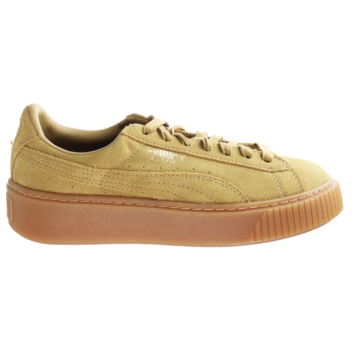 Plateau-Sneaker aus Wildleder
