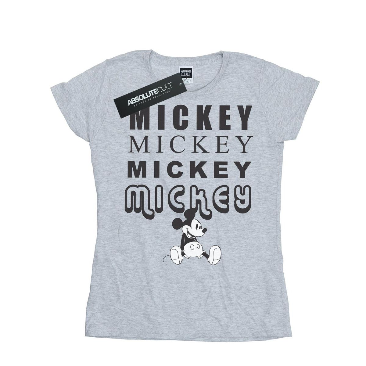 Mickey Mouse Typografie Grafik-Shirt