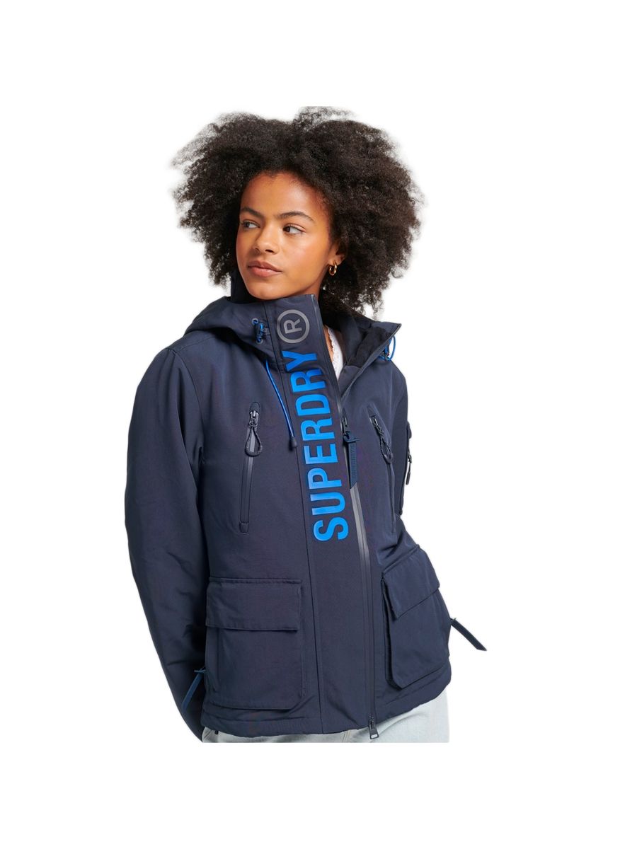 Sportiver technischer Kapuzen-Windbreaker