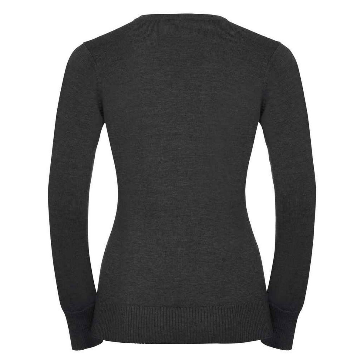 Klassischer Strickpullover mit V-Ausschnitt
