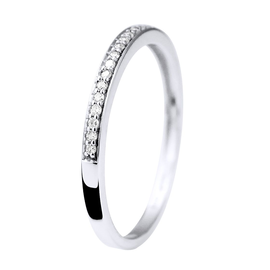 Eleganter verschlungener Diamantring