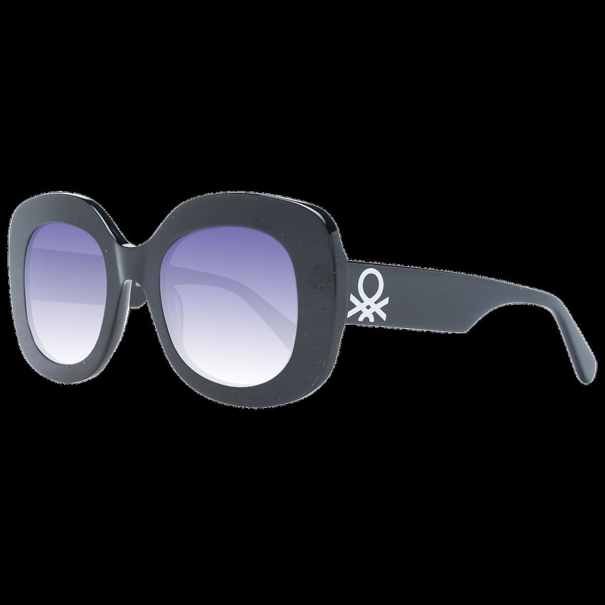 Übergroße quadratische Sonnenbrille mit Verlaufsgläsern