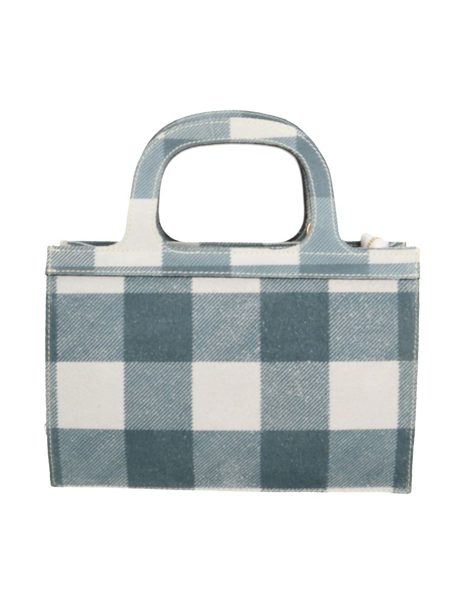 Leder-Handtasche mit Zierkordel