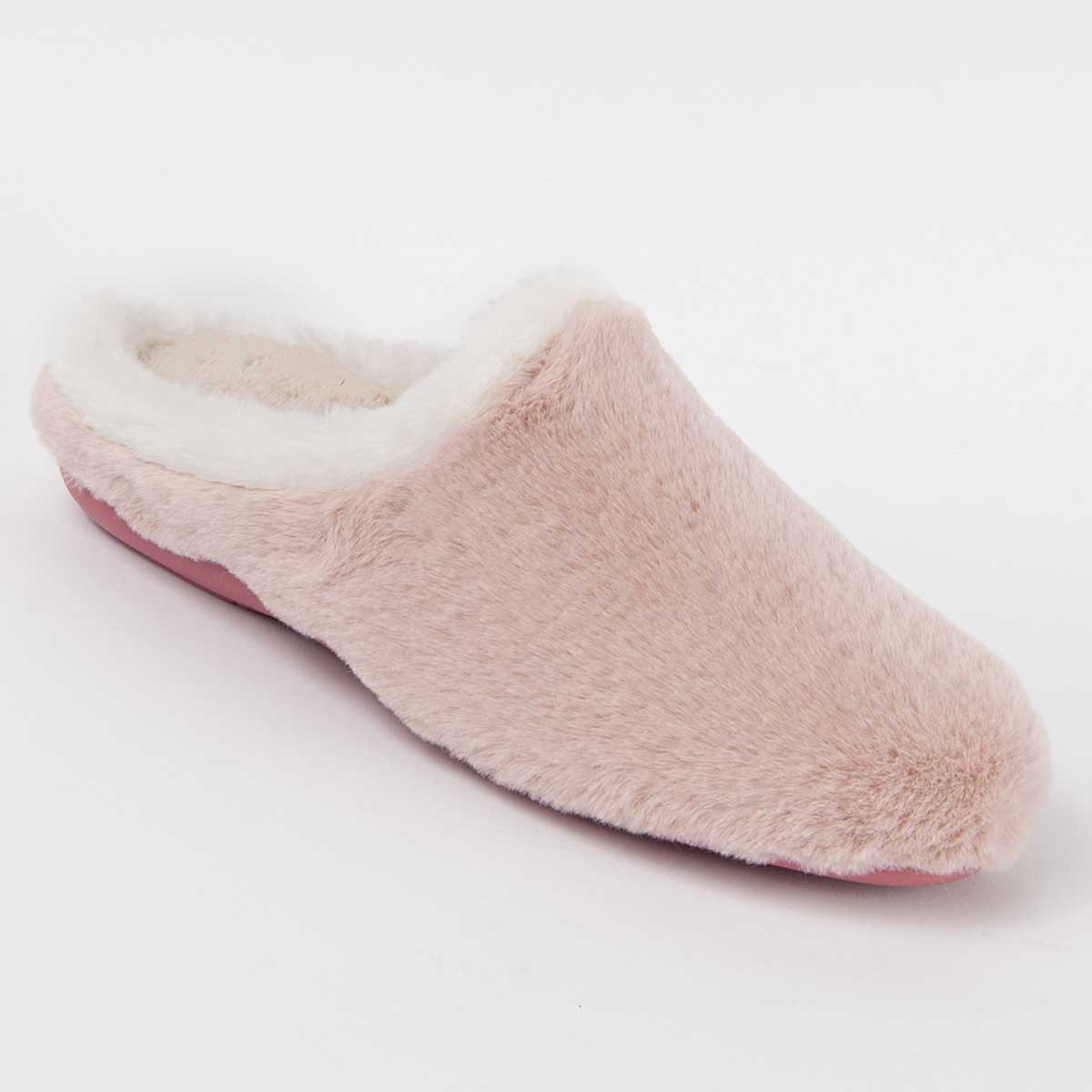 Plüschige Faux-Fur Hausschuhe