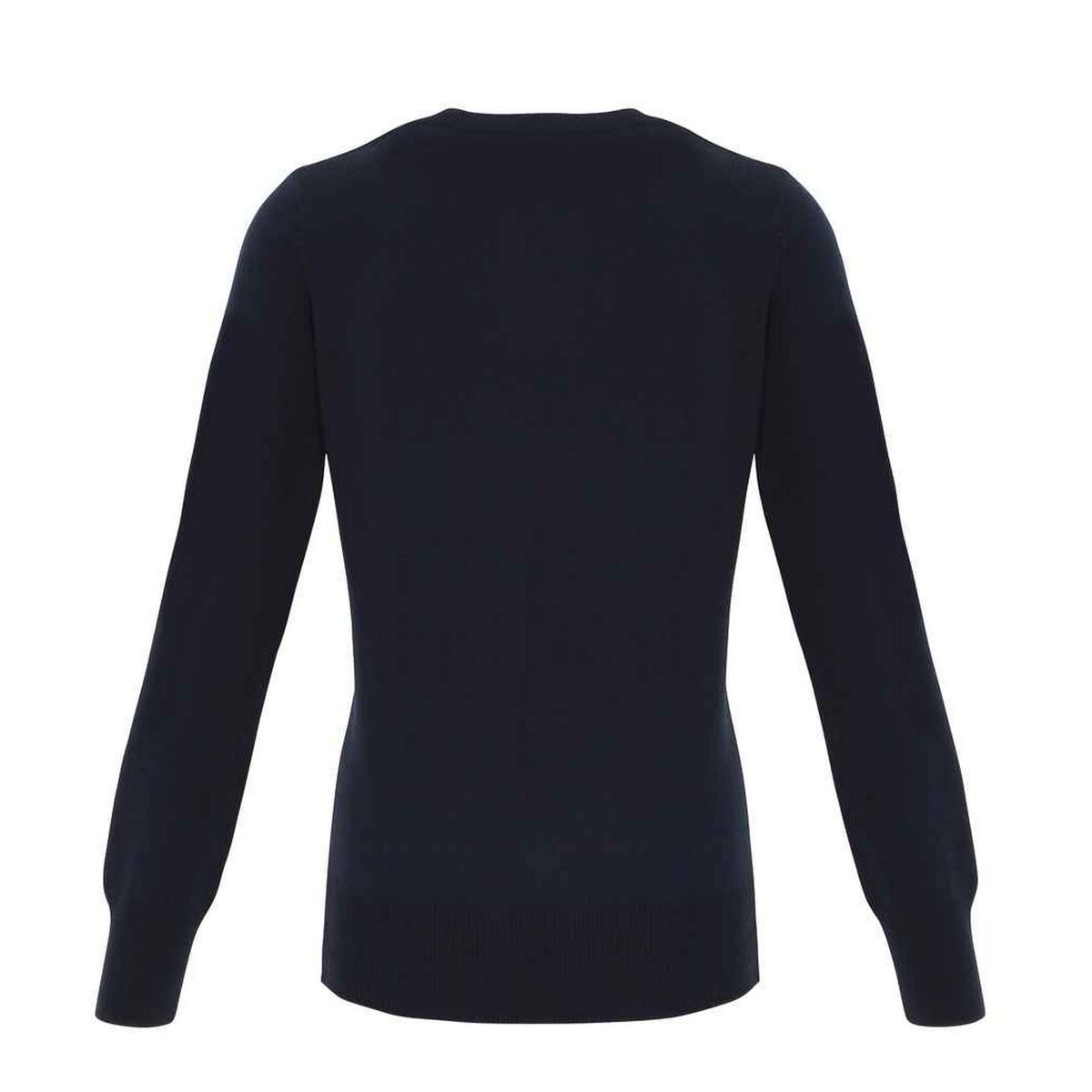 Klassische Feinstrickjacke mit V-Ausschnitt