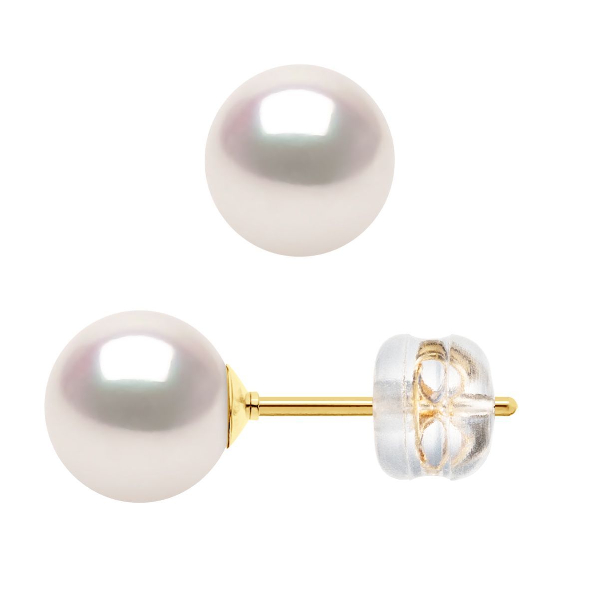 Elegante Akoya Perlenohrstecker