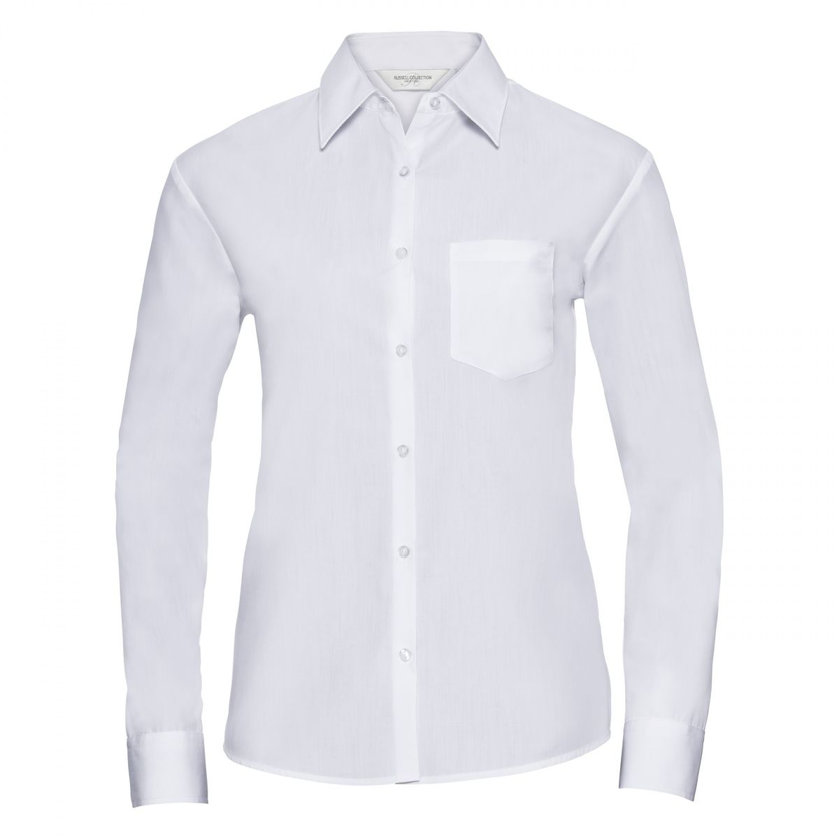 Klassische pflegeleichte Bluse mit Tasche