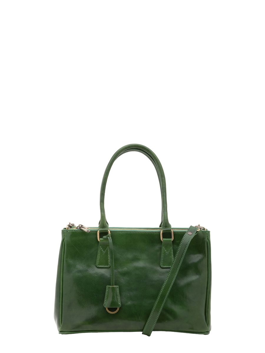 Elegante Leder-Tote mit Schnalle