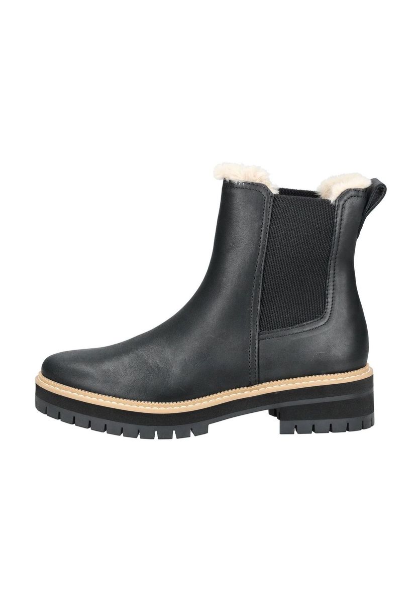 Gefütterte Plateau Chelsea Stiefeletten
