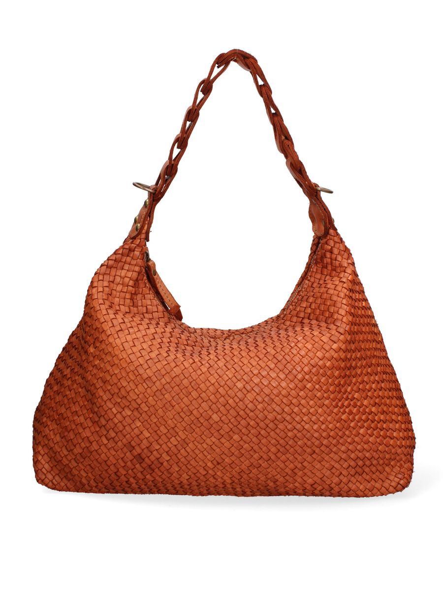 Geflochtene Hobo-Schultertasche