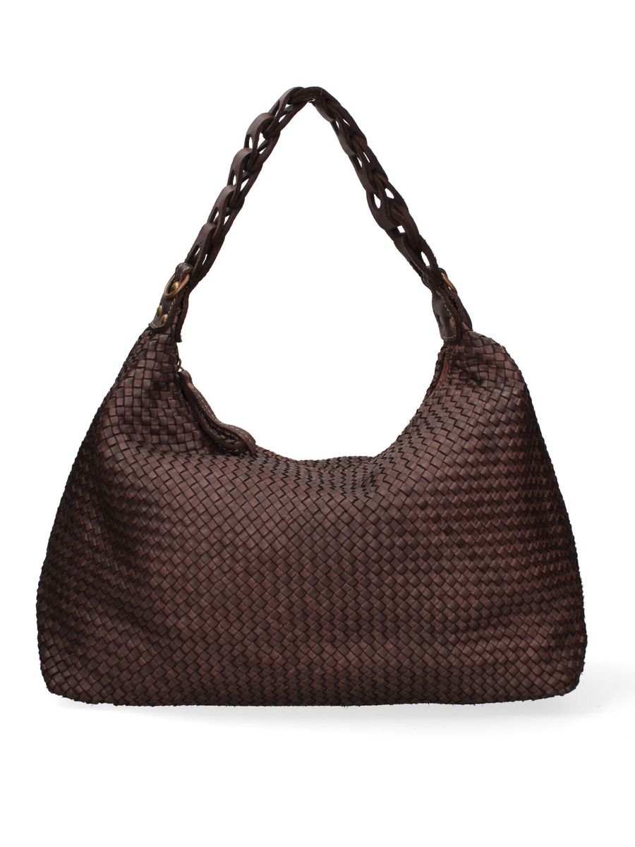 Geflochtene Hobo-Schultertasche
