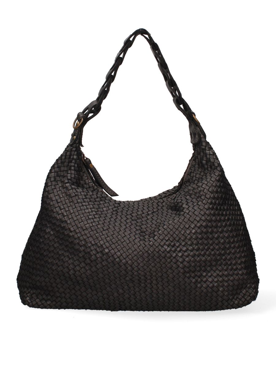 Geflochtene Hobo-Schultertasche