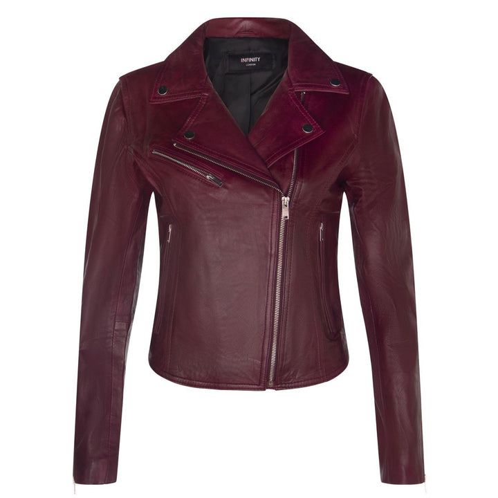 Klassische Brando Leder-Bikerjacke