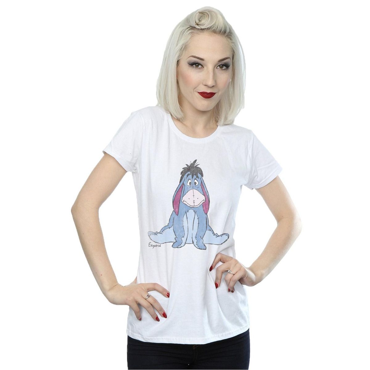 Klassisches Eeyore Grafik-T-Shirt aus Baumwolle