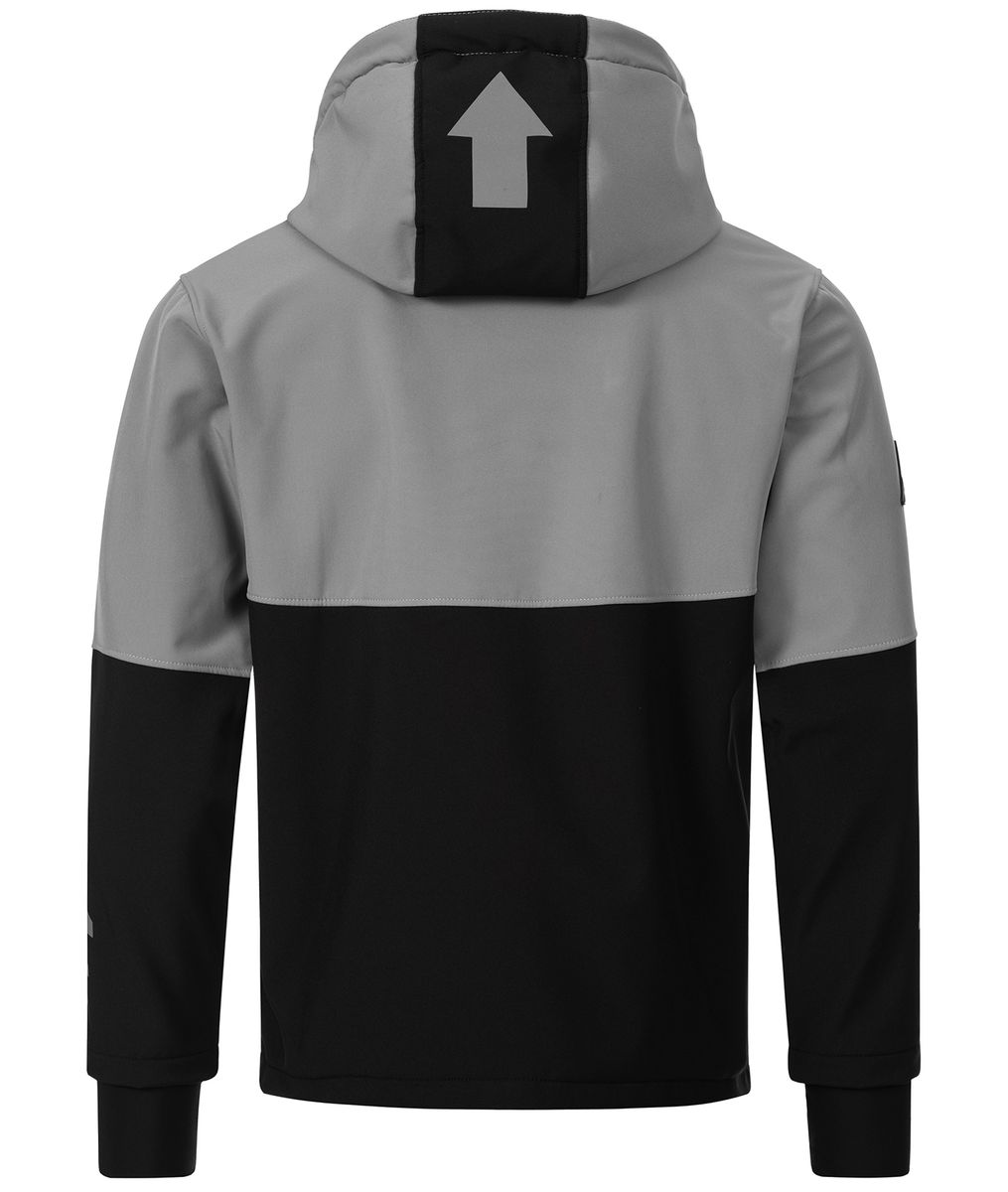 Funktionale Softshell-Outdoorjacke mit Kapuze