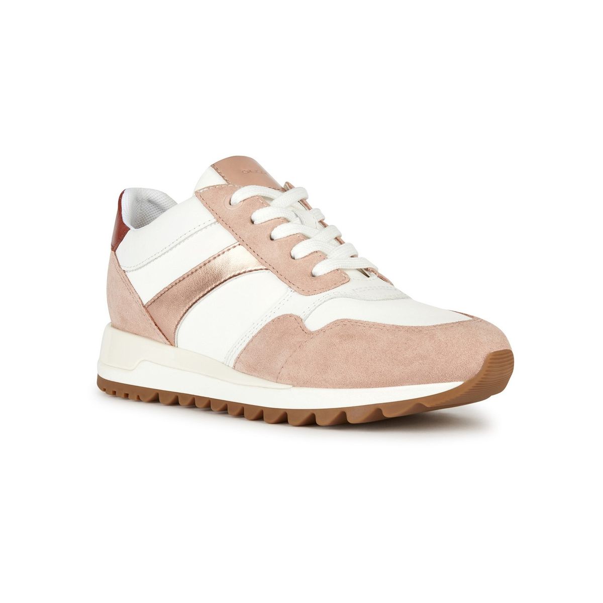 Schicke Low-Top-Sneaker im Materialmix