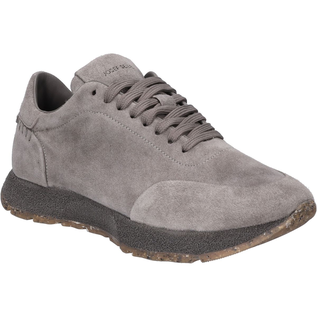 Weiche Plateau-Sneaker aus Veloursleder