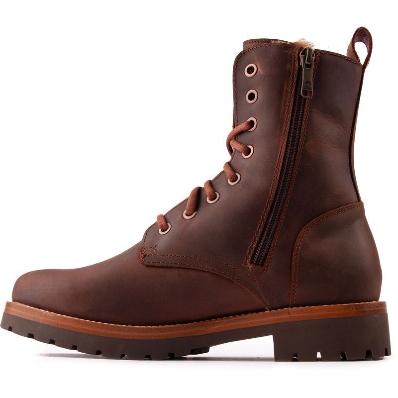 Wasserdichte Schnürstiefel aus Leder