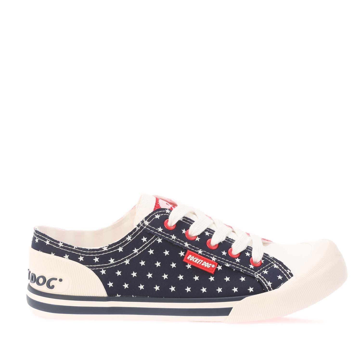Canvas-Sneaker mit Sternenmuster